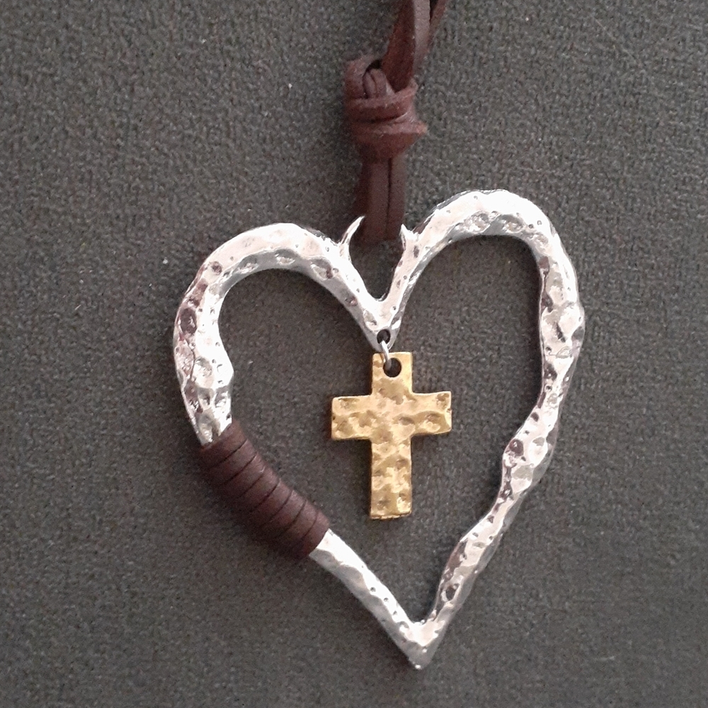 Large heart necklace